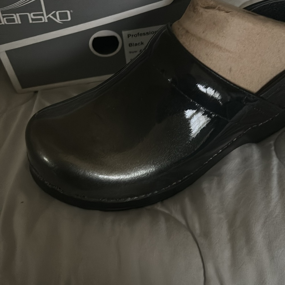 Never Used Dansko with Box Black and Grey Dansko Size 39🎈🎈🎈🎈🎈🦋🦋🦋